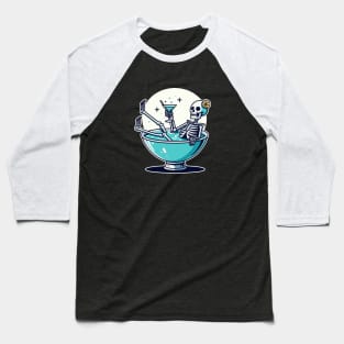 skeleton in margarita glass Baseball T-Shirt